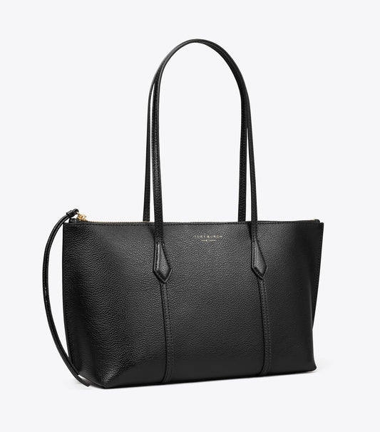 Tory Burch Small Perry Zip Tote - Black