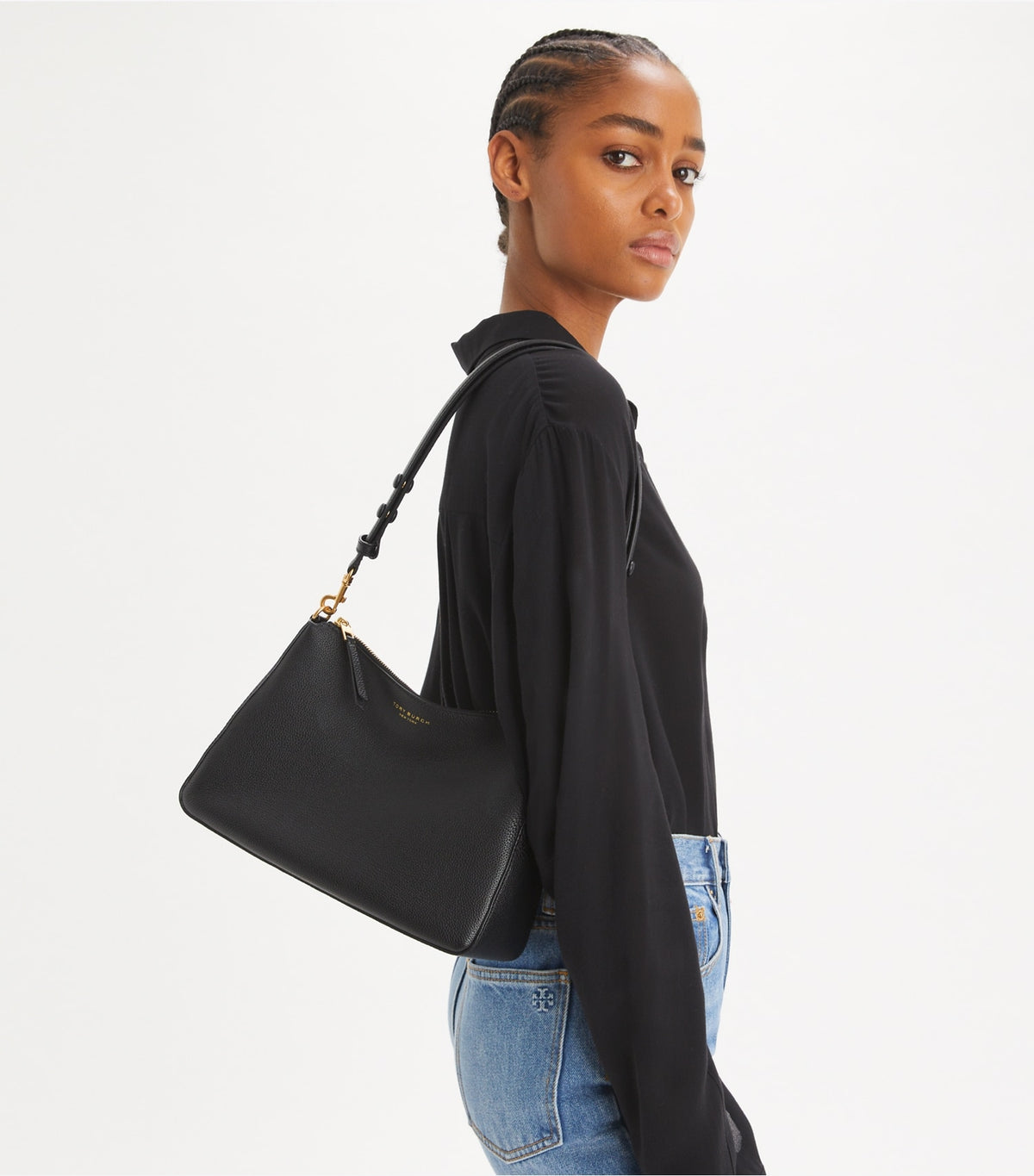 Tory Burch Perry Shoulder Bag - Black