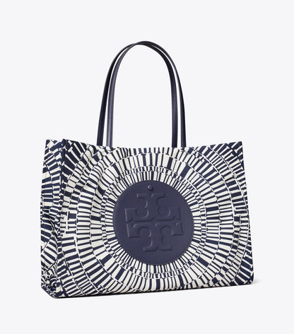 Tory Burch Ella Printed Tote - Navy Circle