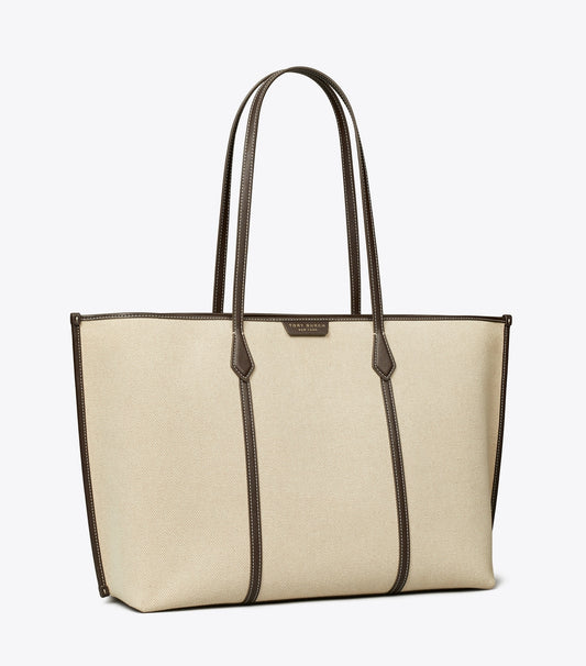 Tory Burch Perry Canvas Tote - Natural