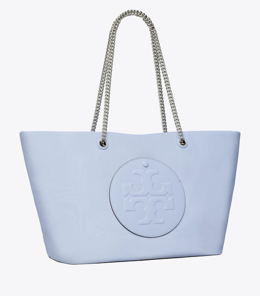 Tory Burch Ella Chain Zip Tote - Blue Dawn