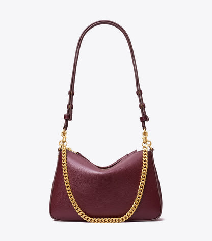 Tory Burch Small Perry Shoulder Bag - Dark Carmine