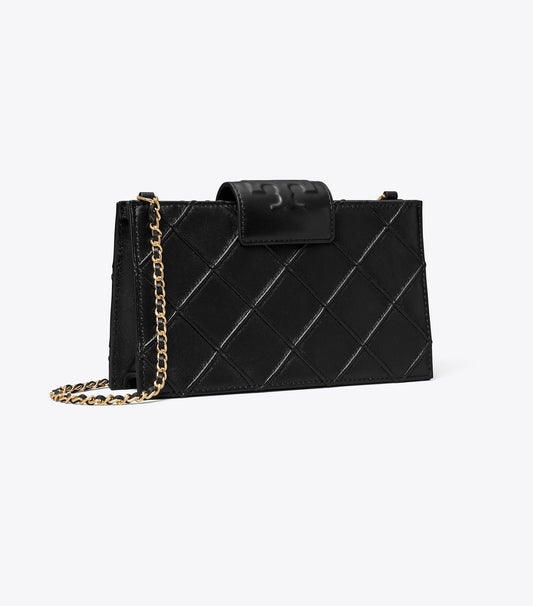 Tory Burch Mini Fleming Crossbody - Black