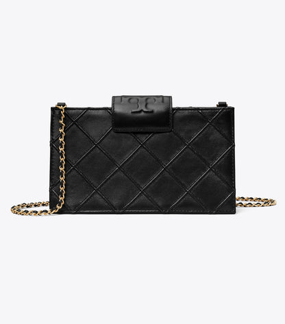 Tory Burch Mini Fleming Crossbody - Black