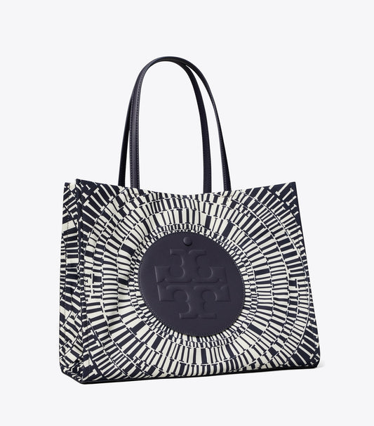 Tory Burch Ella Printed Small Tote - Navy Circle
