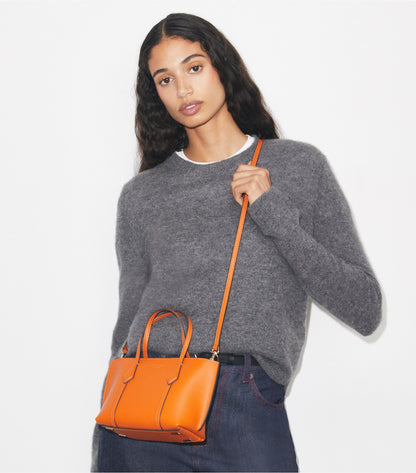 Tory Burch Mini Perry Tote - Orange Jam