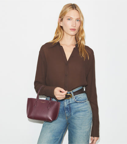 Tory Burch Mini Perry Tote - Beetle Berry