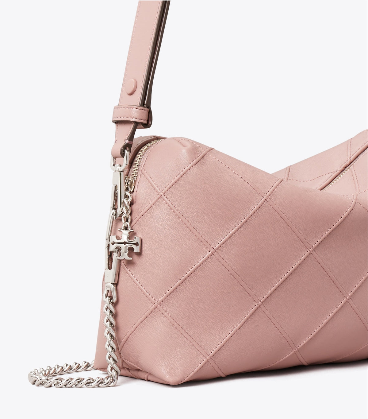 Tory Burch Large Fleming Soft Crossbody Bag - Light Mauve