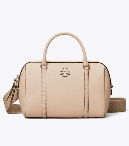 Tory Burch Pebbled Leather Satchel - Soft Pink