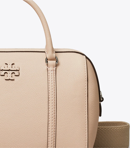 Tory Burch Pebbled Leather Satchel - Soft Pink