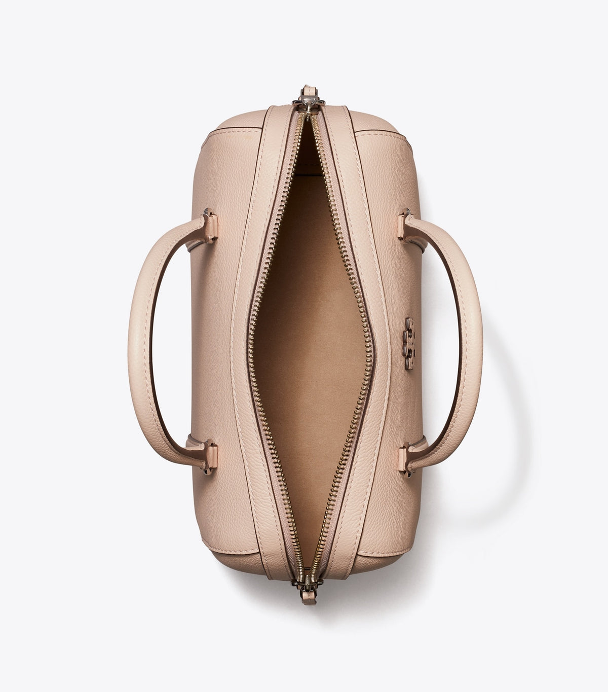 Tory Burch Pebbled Leather Satchel - Soft Pink