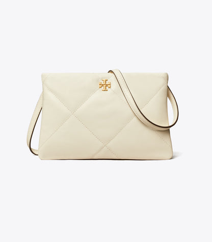 Tory Burch Kira Diamond Quilt Crossbody Bag - Warm White