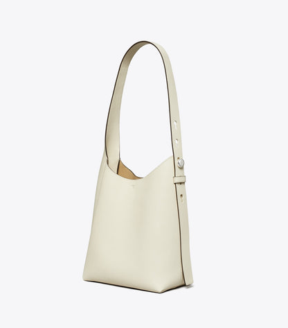 Tory Burch Small Hobo Bag - Light Cream