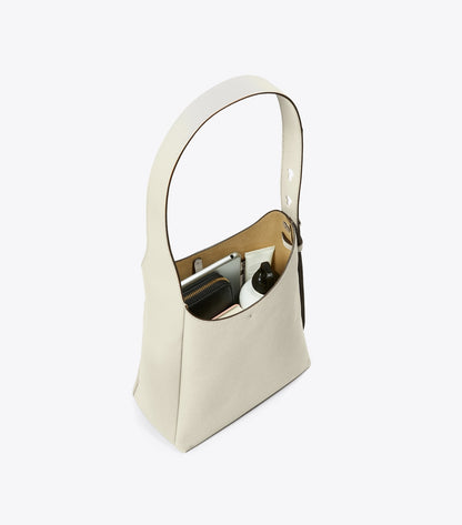 Tory Burch Small Hobo Bag - Light Cream