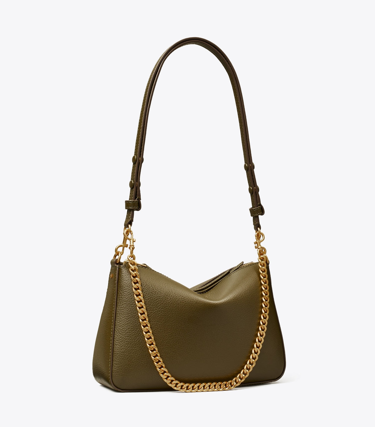Tory Burch Small Perry Shoulder Bag - Dark Olive
