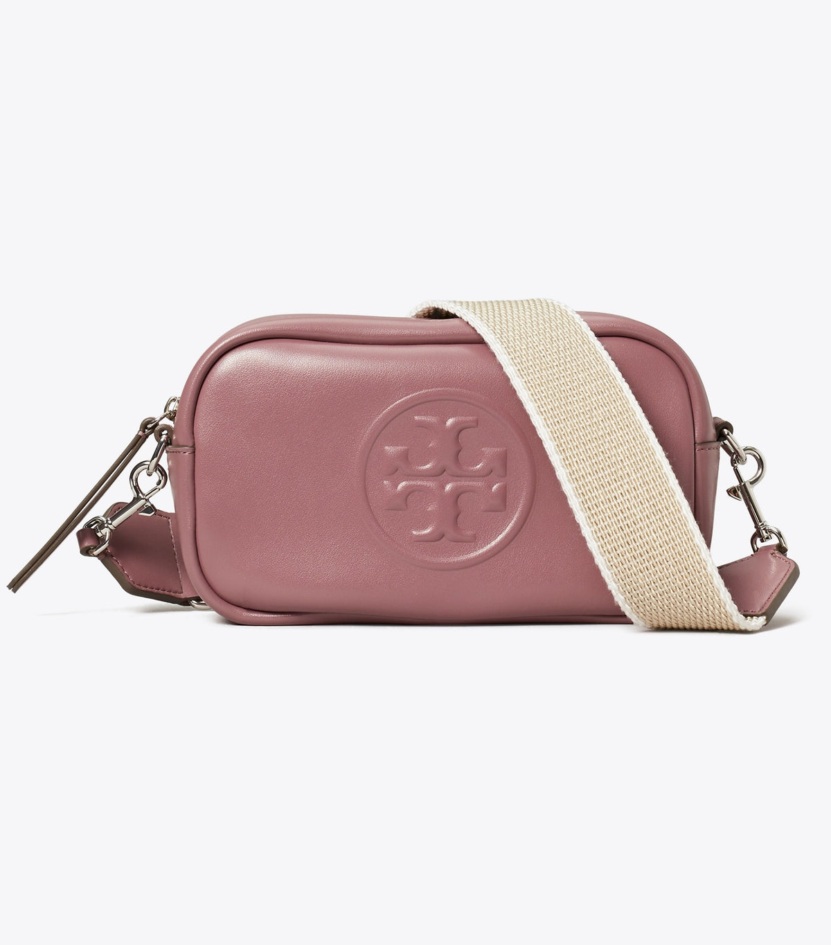 Tory Burch Mini Miller natuura™ Crossbody Bag - Mauve