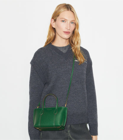 Tory Burch Mini Perry Tote - Dark Kale