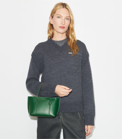 Tory Burch Mini Perry Tote - Dark Kale