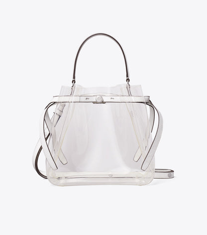 Tory Burch Clear Bucket Bag - Crystal Clear
