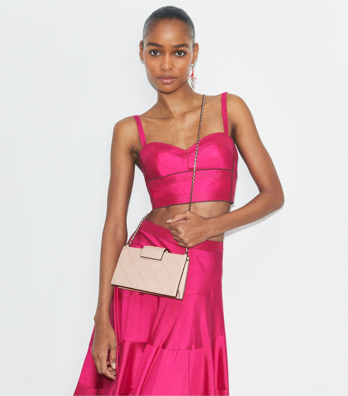 Tory Burch Mini Fleming Crossbody - Soft Pink