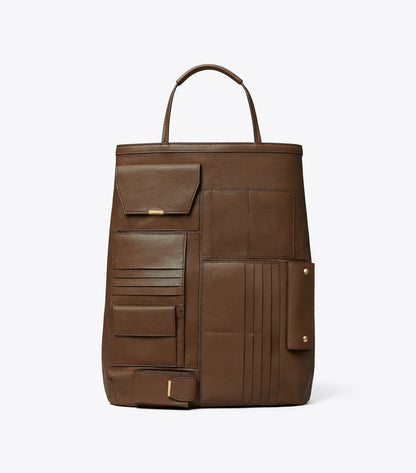 Tory Burch Multi-Pocket Tote - Swiss Coffee