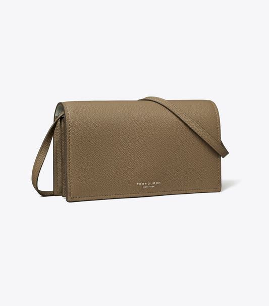 Tory Burch Perry Wallet Crossbody - Wild Mushroom