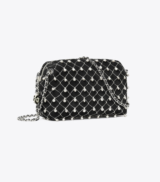 Tory Burch Fleming Soft Bell Crossbody Bag - Black
