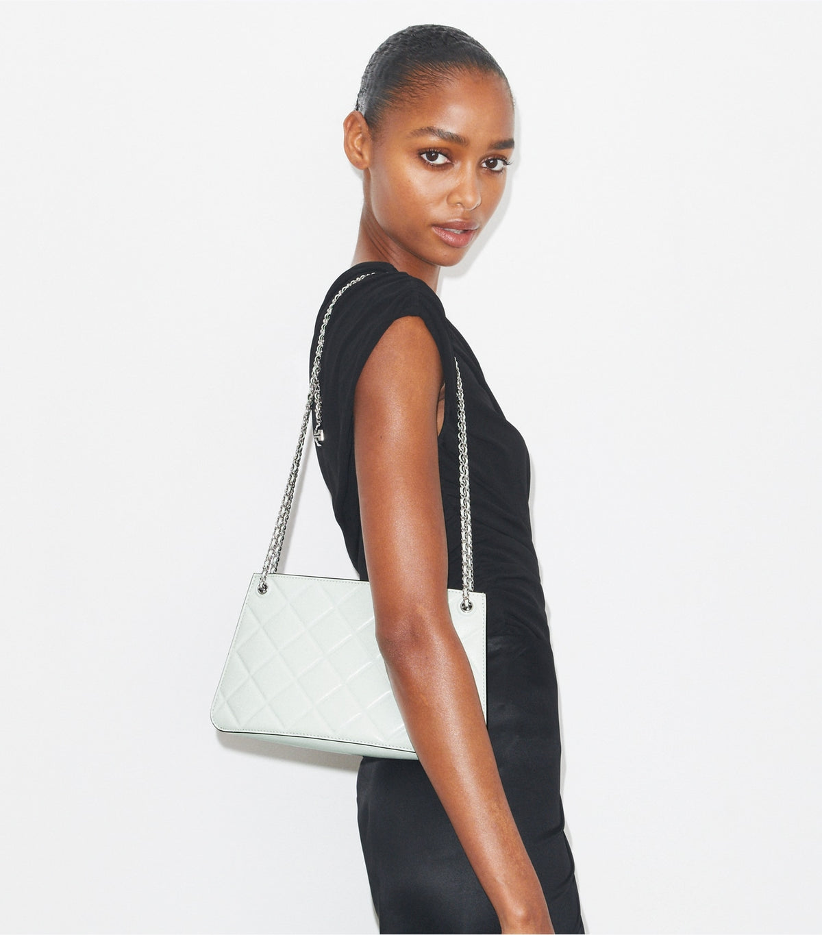 Tory Burch Fleming Pochette - Blanc