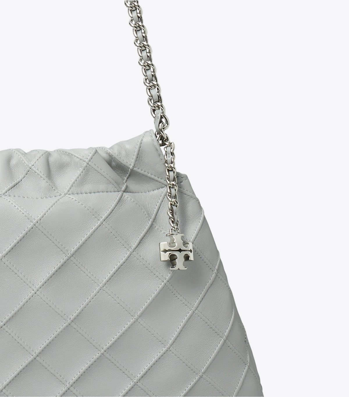 Tory Burch Fleming Soft Hobo Bag - Gray