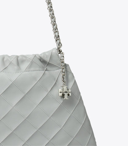 Tory Burch Fleming Soft Hobo Bag - Gray