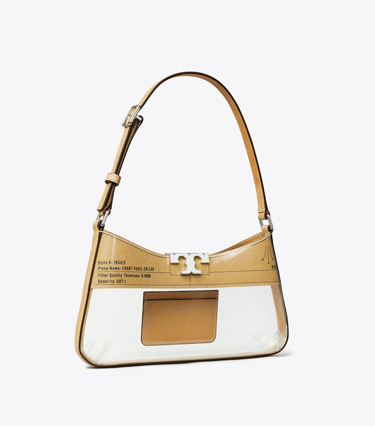 Tory Burch Eleanor Clear Slim Shoulder Bag - Clear