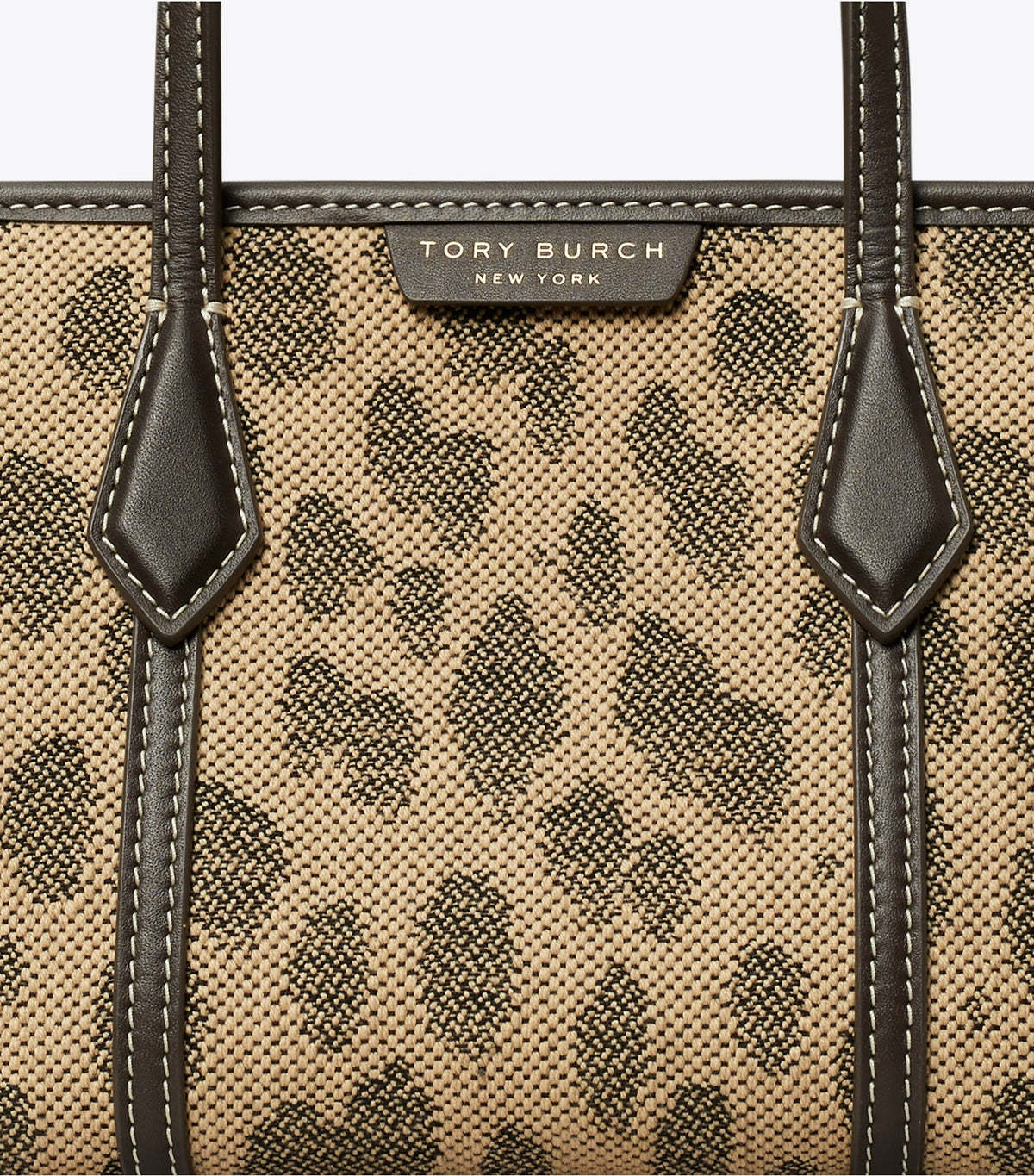Tory Burch Mini Perry Canvas Tote - Cheetah