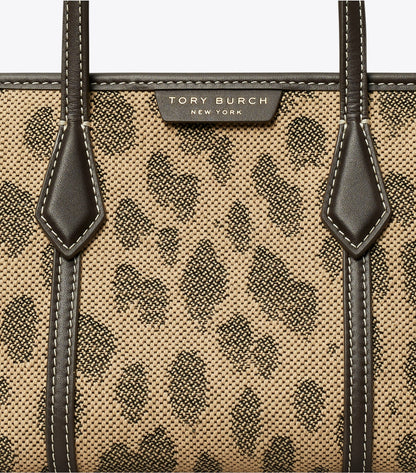 Tory Burch Mini Perry Canvas Tote - Cheetah