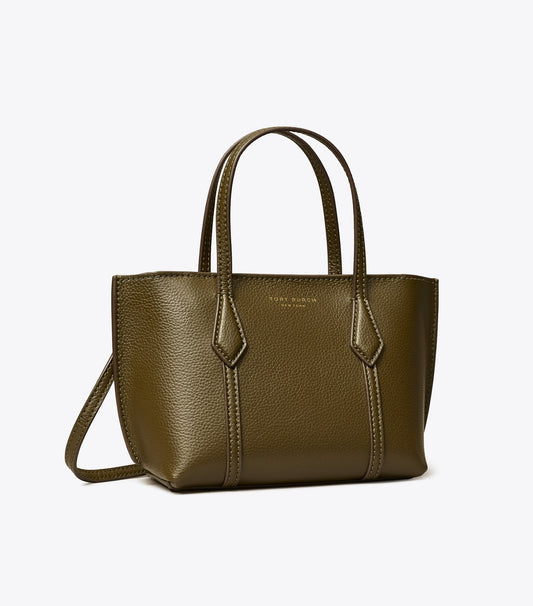 Tory Burch Mini Perry Tote - Dark Olive