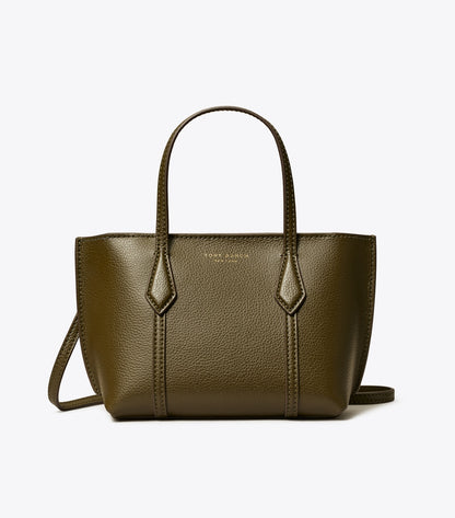 Tory Burch Mini Perry Tote - Dark Olive