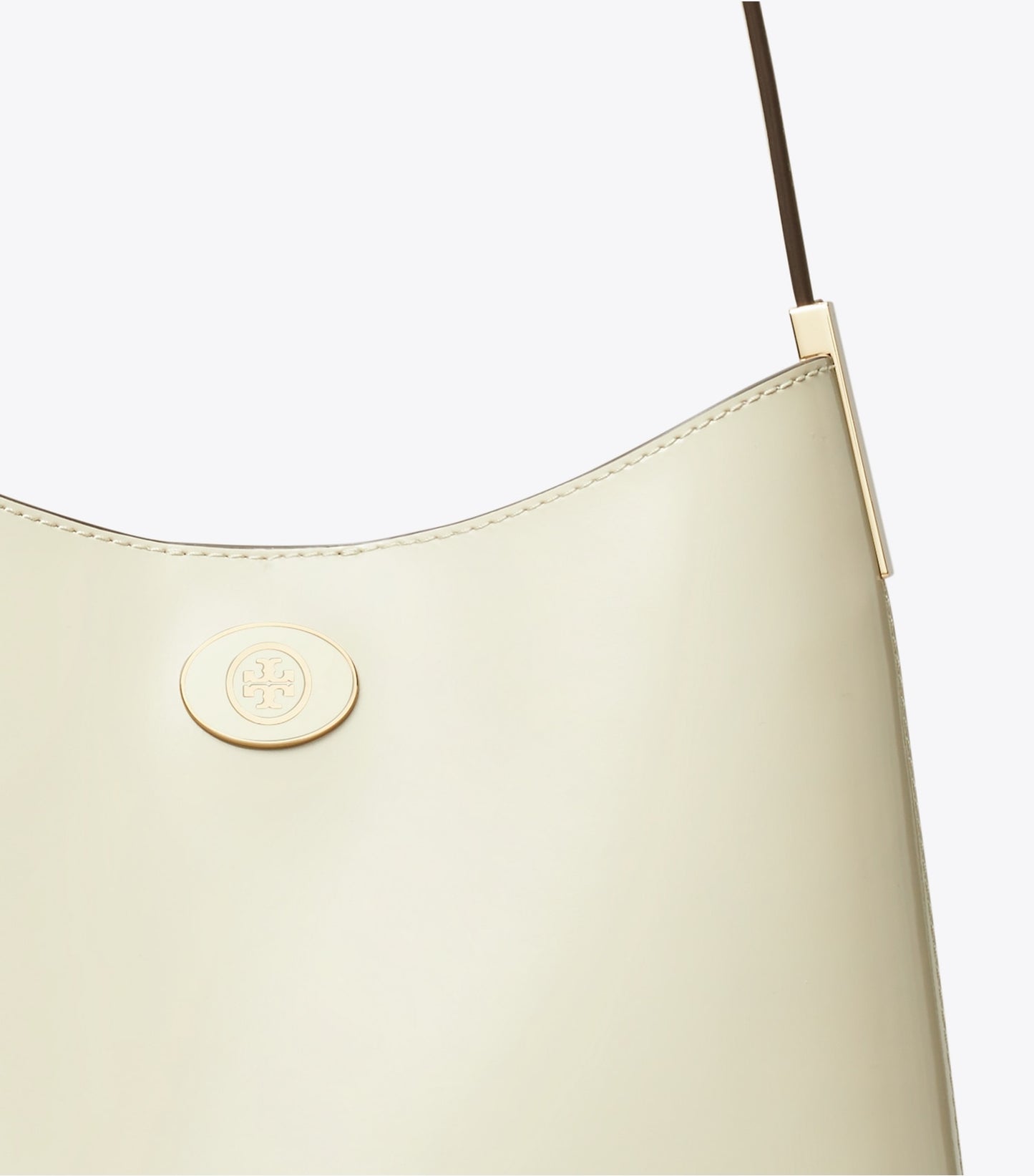 Tory Burch Robinson Spazzolato Hobo Bag - Shea Butter
