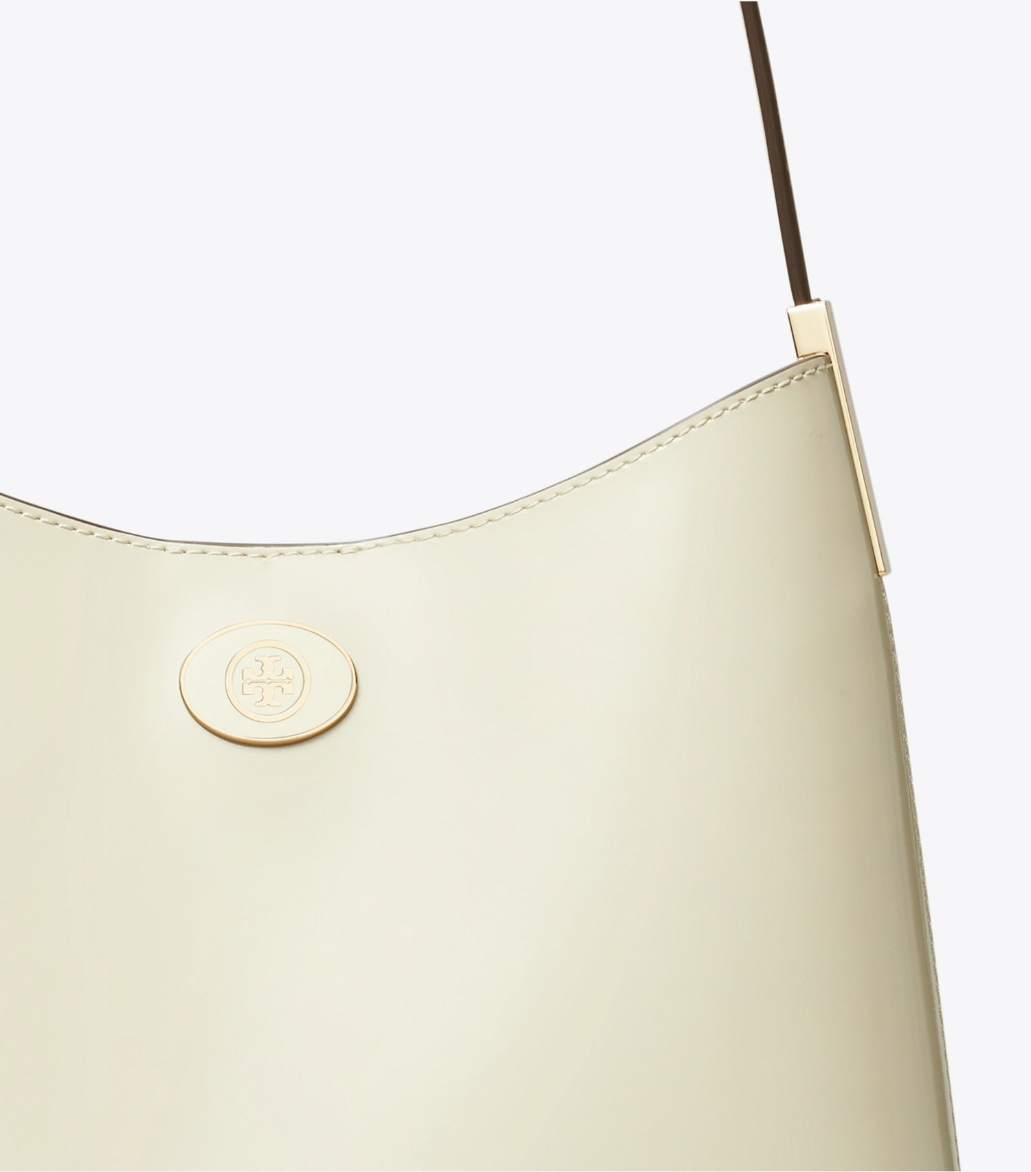 Tory Burch Robinson Spazzolato Hobo Bag - Shea Butter