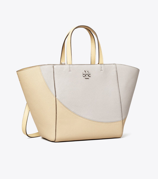 Tory Burch McGraw Colorblock Carryall - Bay Gray Multi