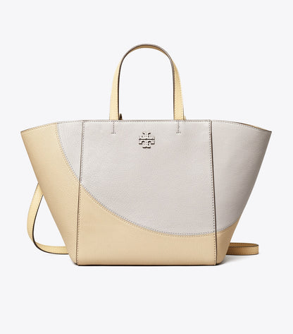 Tory Burch McGraw Colorblock Carryall - Bay Gray Multi