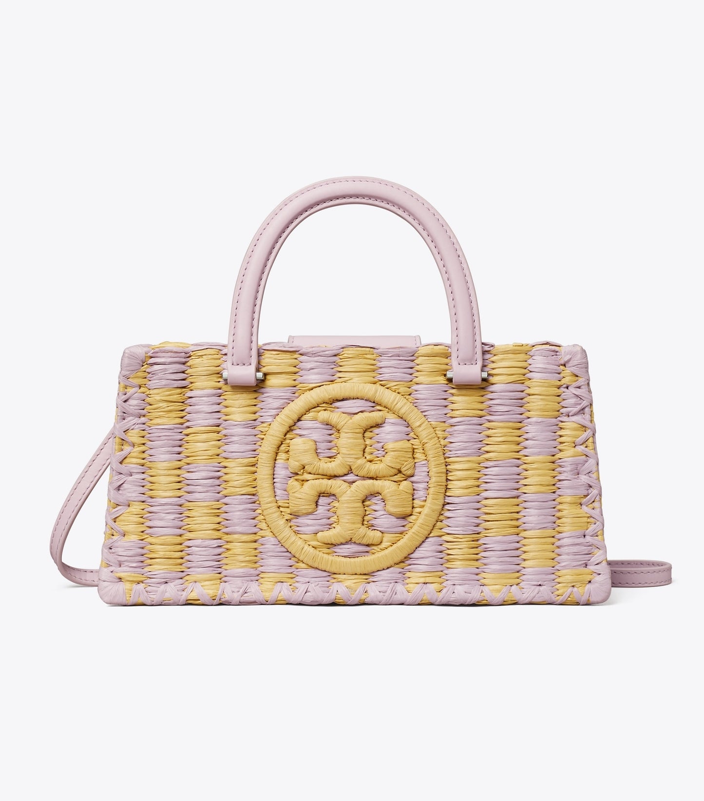 Tory Burch Ella Hand-Crocheted East-West Tote - Pale Purple