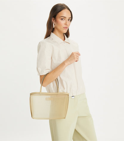 Tory Burch Mesh Tote - Warm Sand