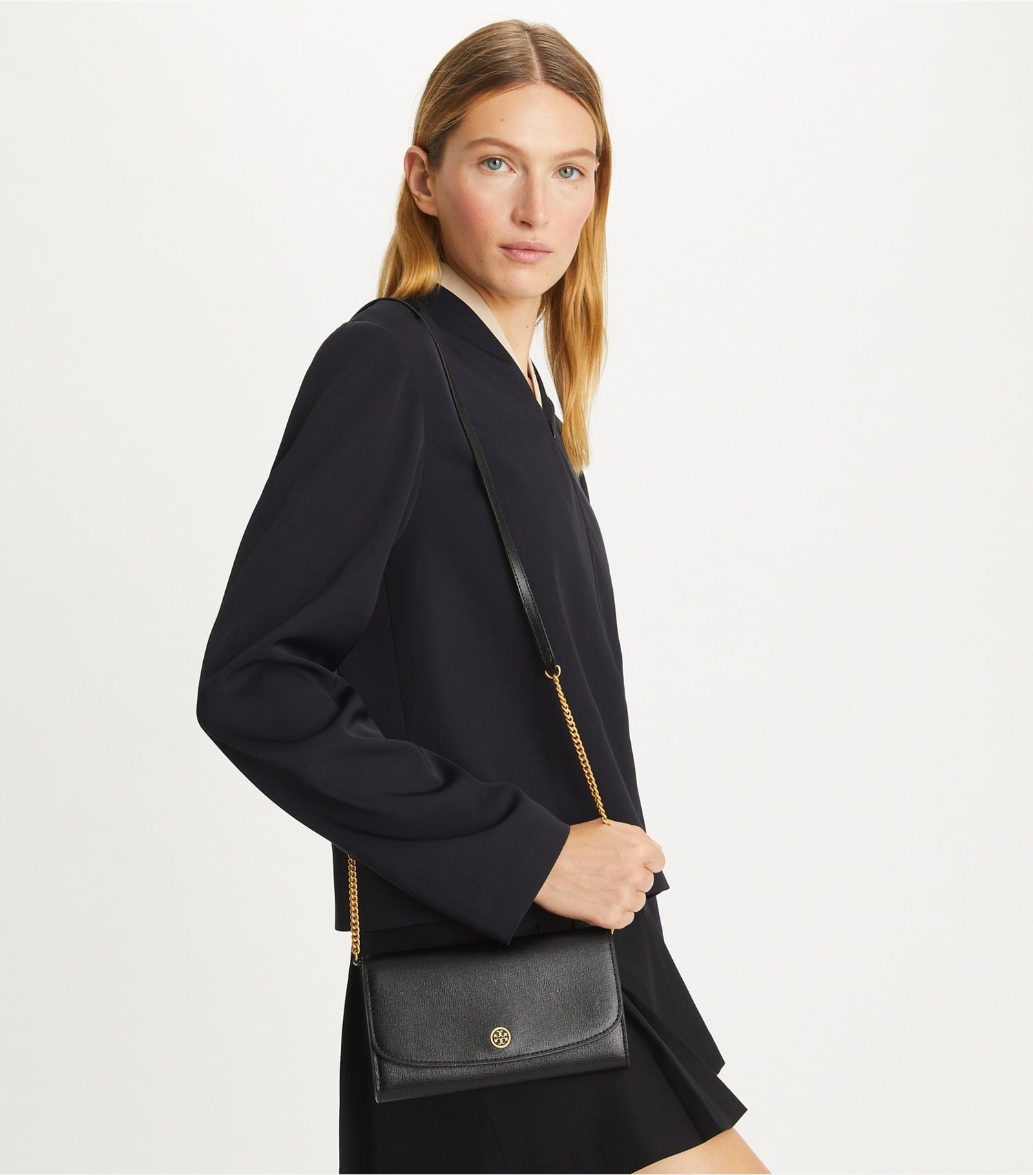 Tory Burch Robinson Crossbody - Black