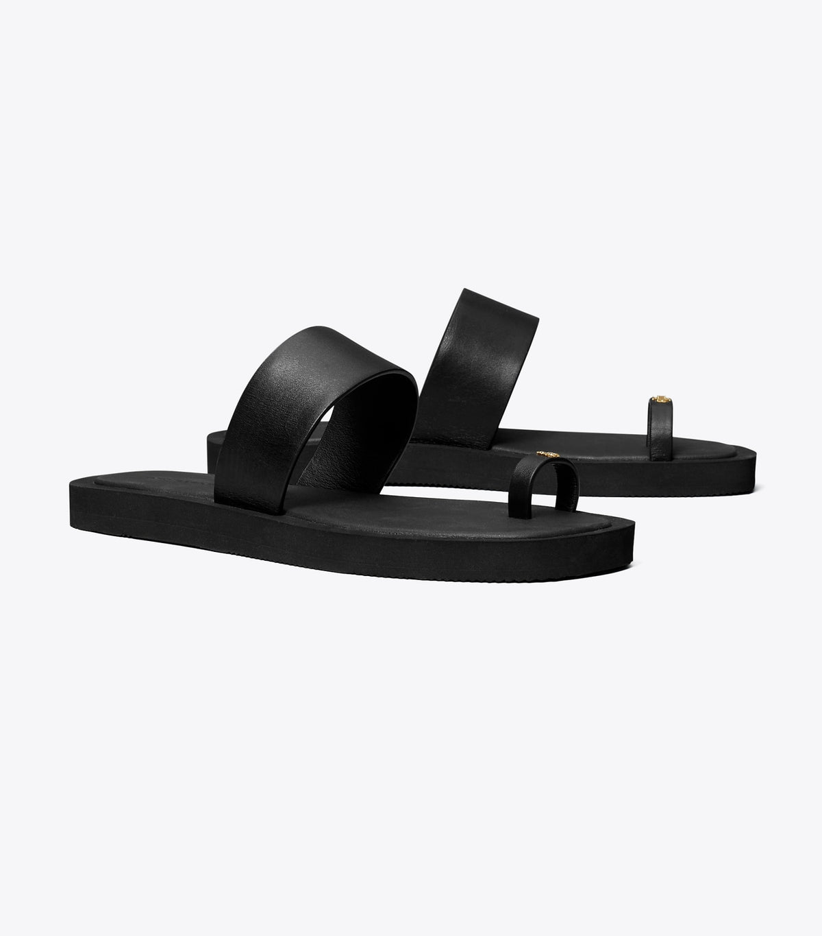 Tory Burch Toe Ring Slide - Perfect Black / Perfect Black
