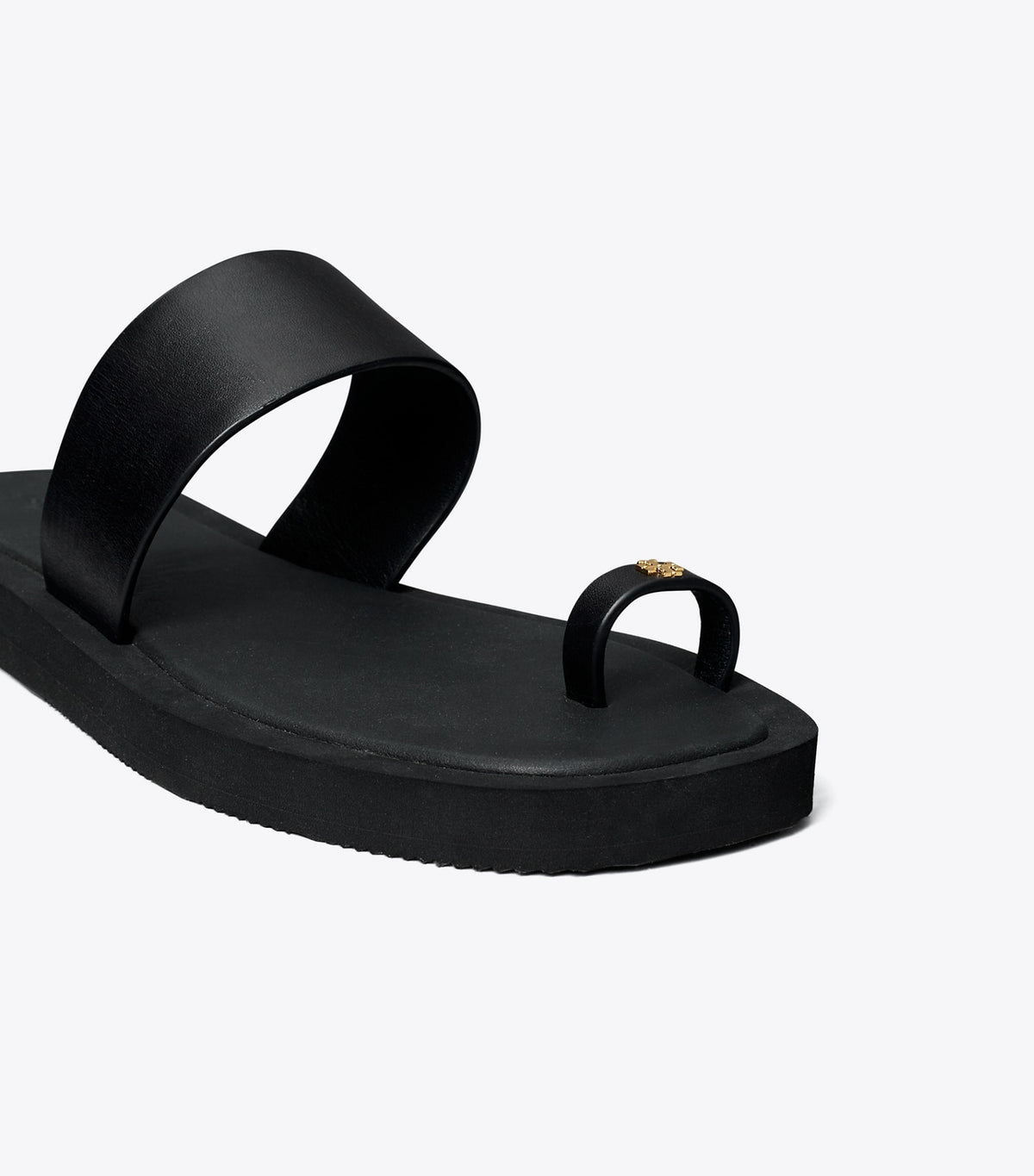 Tory Burch Toe Ring Slide - Perfect Black / Perfect Black