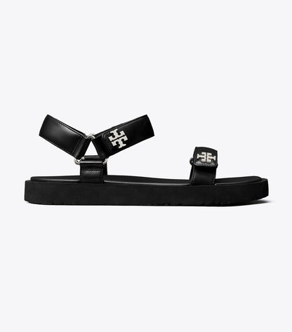 Tory Burch Kira Sport Slim Sandal - Perfect Black / Perfect Black