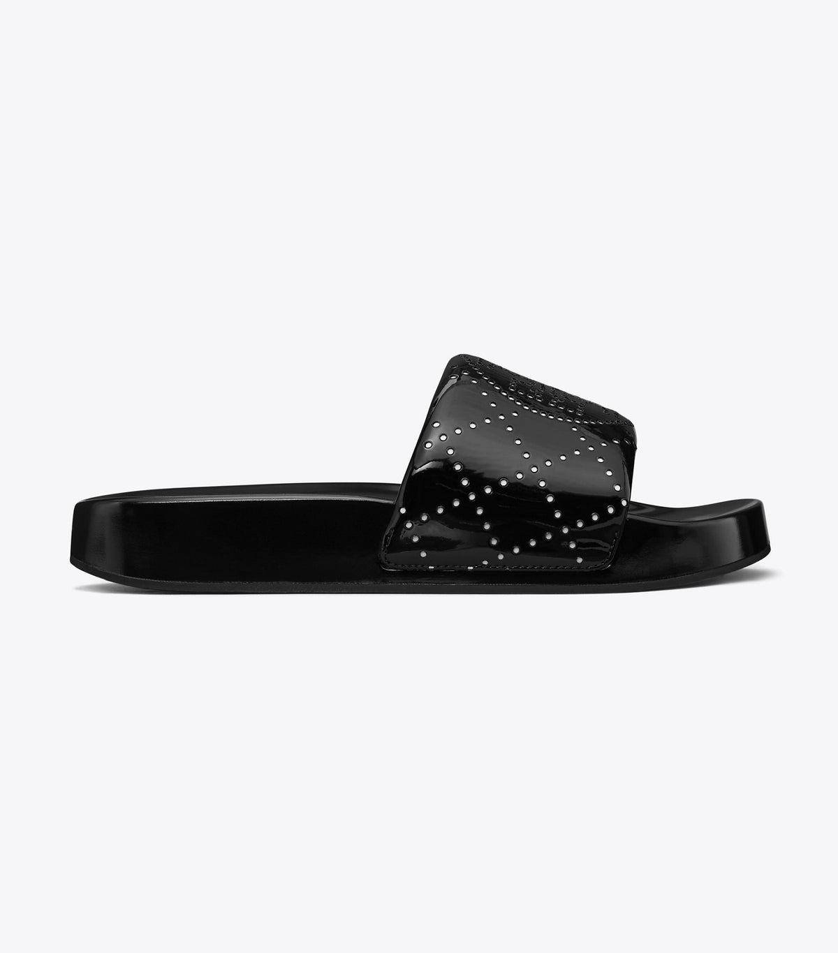 Tory Burch Double T Pool Slide - Black Ink / Black Ink