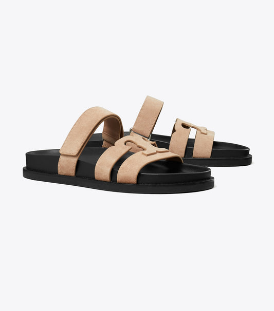 Tory Burch Ines Sport Slide - Malva / Perfect Black