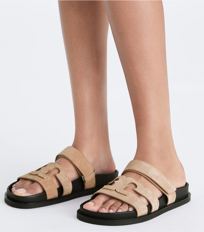 Tory Burch Ines Sport Slide - Malva / Perfect Black