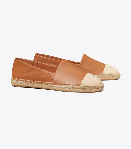 Tory Burch Colorblock Espadrille - Amber / Dulce De Leche