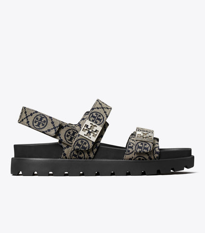 Tory Burch T Monogram Mellow Sport Sandal - T Monogram Perfect Navy